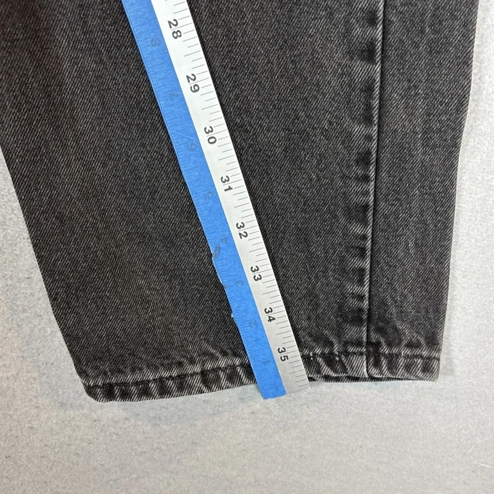 Vtg 90s Levis 550 Orange Tab Mens 36x36 Faded Relaxed Fit‎ Denim Jeans Black USA